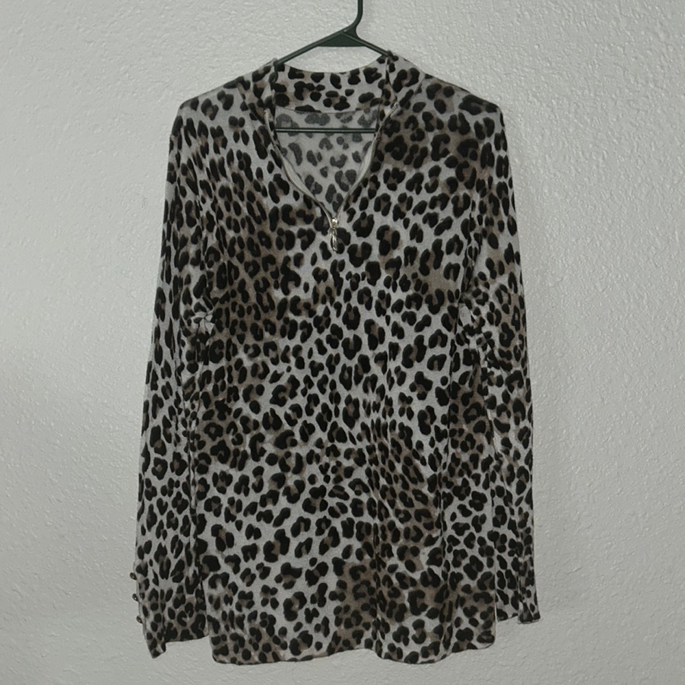 Chicos Quarter Zip